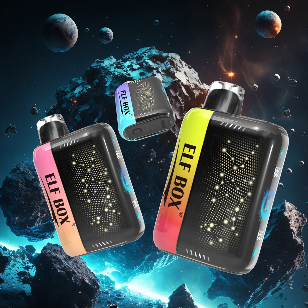24hvape.cn ELF BOX PULSE X 25k (25000) Puffs 3D Curved Screen 18ml E-liquid Beautiful Disposable Vape